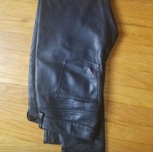 Women's faux leather size 8 pants
